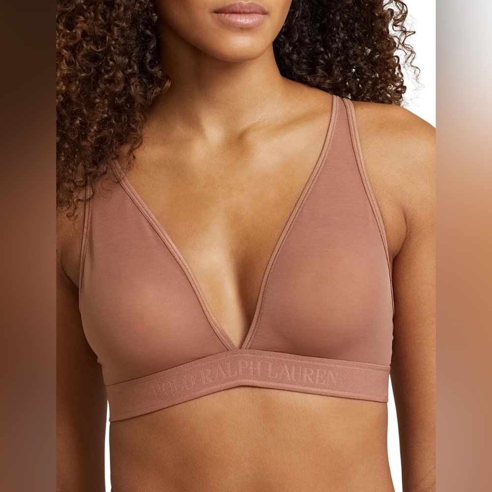 Polo Ralph Lauren Mesh Unlined Plunge Bralette